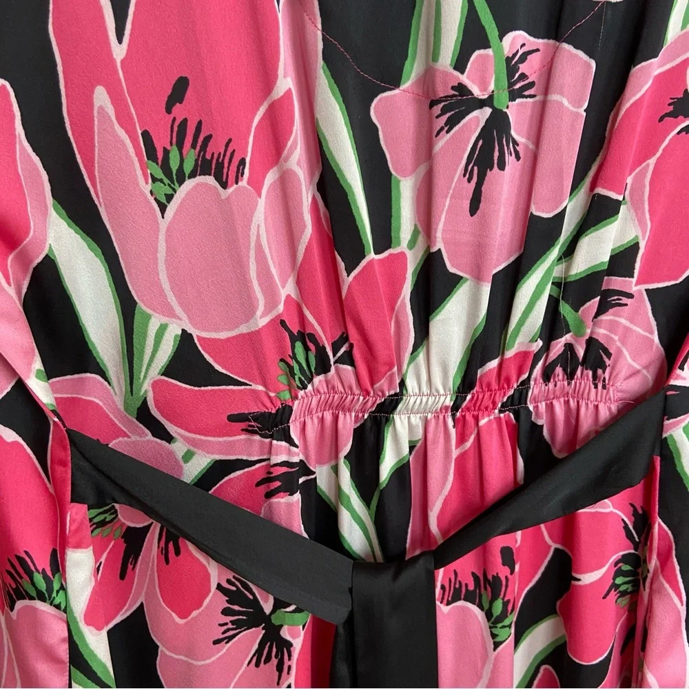 Kate Spade Floral Maxi Dress, Kimono Style, size M‎